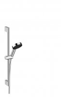 матовый черный душевой комплект Hansgrohe набор 105 3jet Relaxation cо штангой 65 см 24160670 с доставкой по Киеву и всей Украине