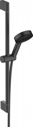 Купить Черный матовый Душевой гарнитур Hansgrohe Pulsify 24161670 3jet Relaxation EcoSmart в Киеве vannaja.kiev.ua
