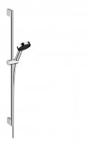 матовый черный душевой комплект Hansgrohe набор 105 3jet Relaxation cо штангой 65 см 24160670 с доставкой по Киеву и всей Украине