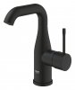 Купить черный смеситель для раковины чаши 24176KF1 Смеситель Grohe Essence M однорычажный, поворотный, матовый в Киеве vannaja.kiev.ua