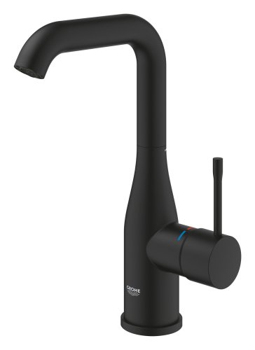 черный Смеситель для раковины 24177KF1 Grohe Essence высота крана средняя L-Size, матовый Купить черный Смеситель для раковины 24177KF1 Grohe Essence высота крана средняя L-Size, матовый в Киеве vannaja.kiev.ua