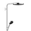 Купити Душова система з термостатом хром Hansgrohe 24220000 Pulsify Showerpipe 260 1jet з ShowerTablet Select 400 в Києві vannaja.kiev.ua