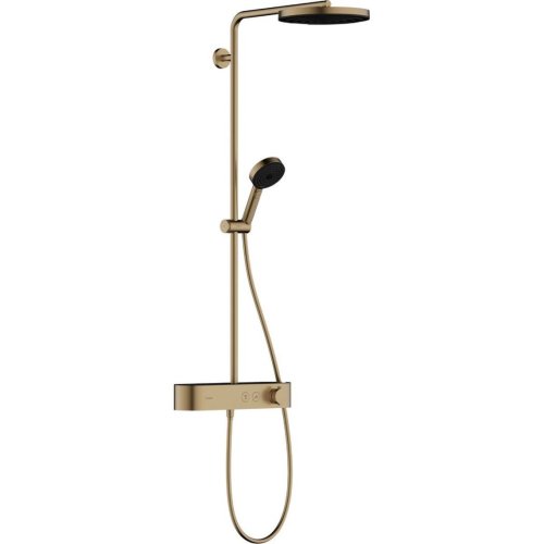 Душевая система Hansgrohe Pulsify S Showerpipe 260 1jet 400 EcoSmart, Brushed Bronze (24221140) Купить Душевая система Hansgrohe Pulsify S Showerpipe 260 1jet 400 EcoSmart, Brushed Bronze (24221140) в Киеве vannaja.kiev.ua