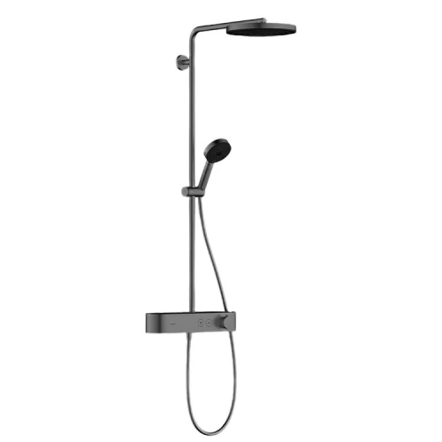 Душевая система Hansgrohe Pulsify Showerpipe 260 1jet 400 EcoSmart, Brushed Black Chrom (24221340) Купить Душевая система Hansgrohe Pulsify Showerpipe 260 1jet 400 EcoSmart, Brushed Black Chrom (24221340) в Киеве vannaja.kiev.ua