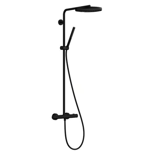 Душевая система Hansgrohe Pulsify S Puro Showerpipe 260 1jet EcoSmart Ecostat Fine, Matt Black (24223670) Купить Душевая система Hansgrohe Pulsify S Puro Showerpipe 260 1jet EcoSmart Ecostat Fine, Matt Black (24223670) в Киеве vannaja.kiev.ua