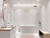 Купить шикарная душевая систама колонной настенная 24230000 Hansgrohe 24230 Showerpipe 260 1jet с термостатом для ванны с изливом ShowerTablet 400 в Киеве vannaja.kiev.ua