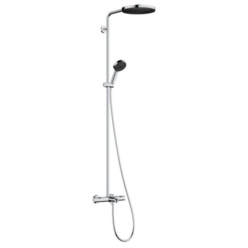 Душова система Hansgrohe Pulsify S Puro Showerpipe для ванної 260 1jet EcoSmart Ecostat Fine, Chrome (24232000) Купити Душова система Hansgrohe Pulsify S Puro Showerpipe для ванної 260 1jet EcoSmart Ecostat Fine, Chrome (24232000) в Києві vannaja.kiev.ua