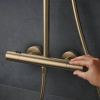 Душова система Hansgrohe Pulsify S Puro Showerpipe 260 1jet з Ecostat Fine, Brushed Bronze (24236140) Купити Душова система Hansgrohe Pulsify S Puro Showerpipe 260 1jet з Ecostat Fine, Brushed Bronze (24236140) в Києві vannaja.kiev.ua