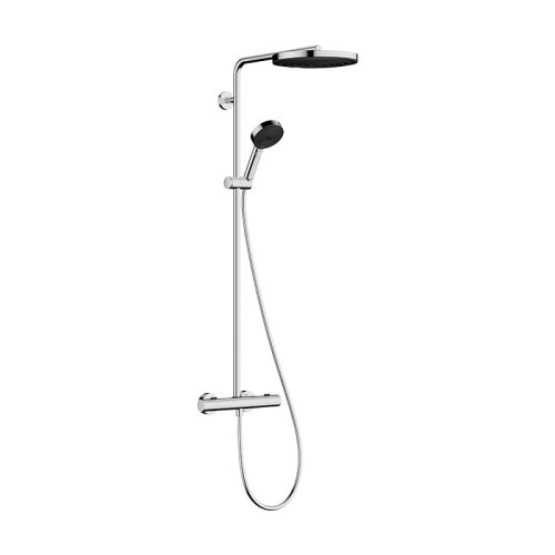 Душова система Hansgrohe Pulsify S Puro Showerpipe 260 1jet EcoSmart з Ecostat Fine, Chrome (24237000) Купити Душова система Hansgrohe Pulsify S Puro Showerpipe 260 1jet EcoSmart з Ecostat Fine, Chrome (24237000) в Києві vannaja.kiev.ua
