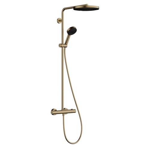 Душова система Hansgrohe Pulsify S Puro Showerpipe 260 1jet EcoSmart з Ecostat Fine, Brushed Bronze (24237140) Купити Душова система Hansgrohe Pulsify S Puro Showerpipe 260 1jet EcoSmart з Ecostat Fine, Brushed Bronze (24237140) в Києві vannaja.kiev.ua
