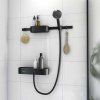 матовый черный hansgrohe термостат для душа WallStoris Набор ручной душ 105 3jet EcoSmart Activation, системой хранения полочка, крючок для полотенца, ползунок Купить матовый черный hansgrohe термостат для душа WallStoris Набор ручной душ 105 3jet EcoSmart Activation, системой хранения полочка, крючок для полотенца, ползунок в Киеве vannaja.kiev.ua