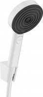 матовый черный душевой комплект Hansgrohe набор 105 3jet Relaxation cо штангой 65 см 24160670 с доставкой по Киеву и всей Украине