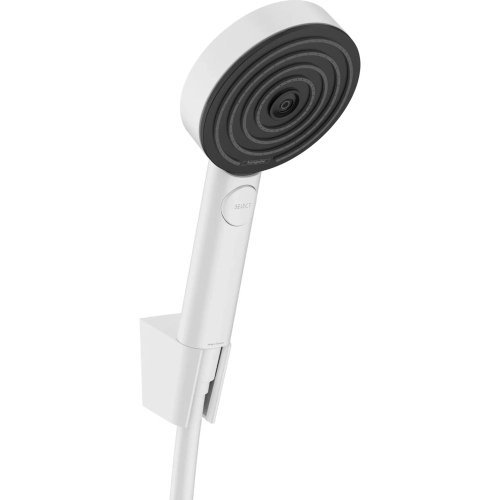 Купити Душовий набір Hansgrohe Pulsify Select Relaxation 105 EcoSmart 3jet Porter 1,25 м, Matt White (24306700) в Києві vannaja.kiev.ua