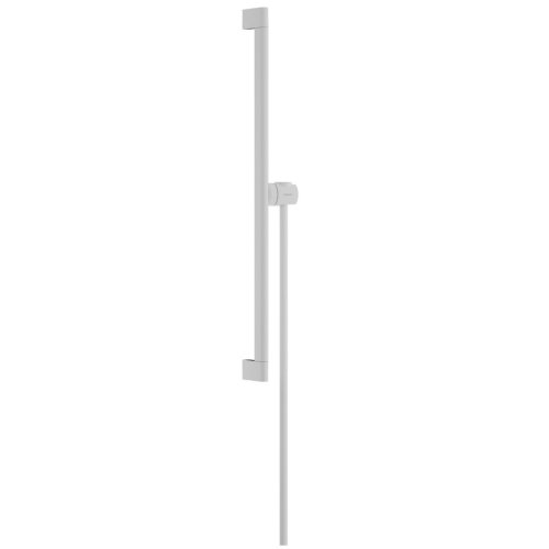 Купить Душевая штанга Hansgrohe Unica S Puro 65 см со шлангом 160 см, Matt White (24402700) в Киеве vannaja.kiev.ua
