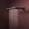 Купить Верхний душ Hansgrohe Raindance Alive Q 340/210 2jet с держателем, Brushed Black Chrome (24550340) в Киеве vannaja.kiev.ua