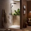 Купить Душевая система Hansgrohe Raindance Alive Q 340/210 1jet ShowerSelect Comfort, Brushed Black Chrome (24580340) в Киеве vannaja.kiev.ua