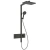 Купить Душевая система Hansgrohe Raindance Alive Q 340/210 1jet ShowerSelect Comfort, Brushed Black Chrome (24580340) в Киеве vannaja.kiev.ua