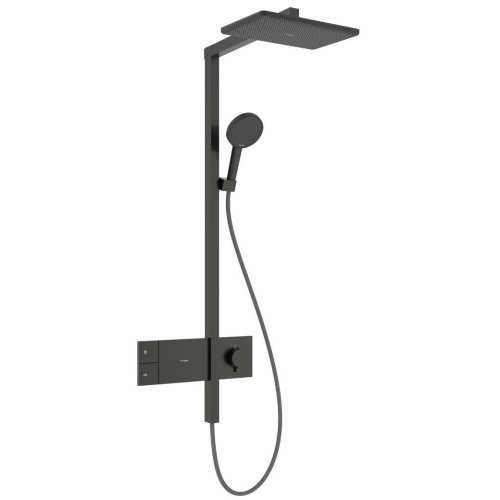 Купить Душевая система Hansgrohe Raindance Alive Q 340/210 1jet ShowerSelect Comfort, Brushed Black Chrome (24580340) в Киеве vannaja.kiev.ua