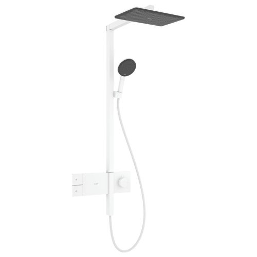 Душова система Hansgrohe Raindance Alive Q 340/210 1jet ShowerSelect Comfort, Matt White (24580700) Купити Душова система Hansgrohe Raindance Alive Q 340/210 1jet ShowerSelect Comfort, Matt White (24580700) в Києві vannaja.kiev.ua