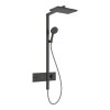 Купить Душевая система Hansgrohe Raindance Alive Q 340/210 1jet EcoSmart ShowerSelect Comfort, Brushed Black Chrom (24581340) в Киеве vannaja.kiev.ua