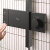 Купить Душевая система Hansgrohe Raindance Alive Q 340/210 1jet EcoSmart ShowerSelect Comfort, Brushed Black Chrom (24581340) в Киеве vannaja.kiev.ua