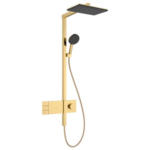 Душова система Hansgrohe Raindance Alive Q 340/210 2jet ShowerSelect Comfort, Polished Gold Optic (24590990) Купити Душова система Hansgrohe Raindance Alive Q 340/210 2jet ShowerSelect Comfort, Polished Gold Optic (24590990) в Києві vannaja.kiev.ua