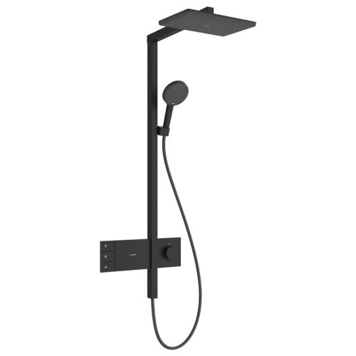 Душевая система Hansgrohe Raindance Alive Q 340/210 2jet EcoSmart ShowerSelect Comfort, Matt Black (24591670) Купить Душевая система Hansgrohe Raindance Alive Q 340/210 2jet EcoSmart ShowerSelect Comfort, Matt Black (24591670) в Киеве vannaja.kiev.ua