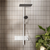Купить Душевая система Hansgrohe Raindance Alive Q 340/210 2jet EcoSmart ShowerSelect Comfort, Matt White (24591700) в Киеве vannaja.kiev.ua