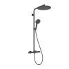 Купить Душевая система Hansgrohe Raindance Alive S Puro 300 1jet с Ecostat Element, Brushed Black Chrome (24592340) в Киеве vannaja.kiev.ua