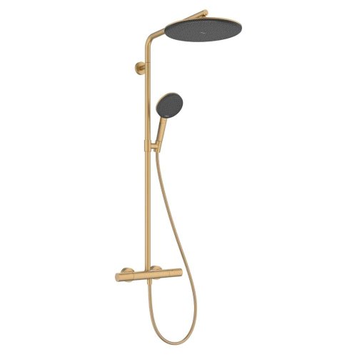 Купить Душевая система Hansgrohe Raindance Alive S Puro 300 1jet EcoSmart с Ecostat Element, Brushed Bronze (24593140) в Киеве vannaja.kiev.ua