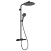 Купить Душевая система Hansgrohe Raindance Alive S Puro 300 1jet EcoSmart с Ecostat Element, Matt Black (24593670) в Киеве vannaja.kiev.ua