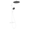 Купить Душевая система Hansgrohe Raindance Alive S Puro 300 1jet EcoSmart с Ecostat Element, Matt White (24593700) в Киеве vannaja.kiev.ua