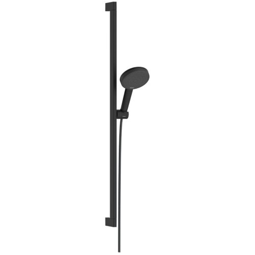 Душевый набор Hansgrohe Raindance Alive Select S 3jet EcoSmart с стойкою Unica E Puro 90 см, Matt Black (24601670) Купить Душевый набор Hansgrohe Raindance Alive Select S 3jet EcoSmart с стойкою Unica E Puro 90 см, Matt Black (24601670) в Киеве vannaja.kiev.ua