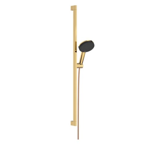 Купить Душевой набор Hansgrohe Raindance Alive Select S 3jet EcoSmart 90 см E, Polished Gold Optic (24601990) в Киеве vannaja.kiev.ua