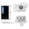 Колонка газовая дымоходная Thermo Alliance JSD20-10GD 10 л панель из стекла Black JSD2010GDBLACKGLASS Купить Колонка газовая дымоходная Thermo Alliance JSD20-10GD 10 л панель из стекла Black JSD2010GDBLACKGLASS в Киеве vannaja.kiev.ua