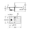Набор Grohe мойка кухонная K200 31562SD0 + смеситель BauEdge 31367000 Купить Набор Grohe мойка кухонная K200 31562SD0 + смеситель BauEdge 31367000 в Киеве vannaja.kiev.ua