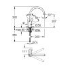 Набор Grohe мойка кухонная K200 31562SD0 + смеситель BauEdge 31367000 Купить Набор Grohe мойка кухонная K200 31562SD0 + смеситель BauEdge 31367000 в Киеве vannaja.kiev.ua
