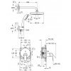 Купить GROHE скрытая душевая 25219001 Eurosmart Cosmopolitan 25219 скрытого монтажа, хром в Киеве vannaja.kiev.ua