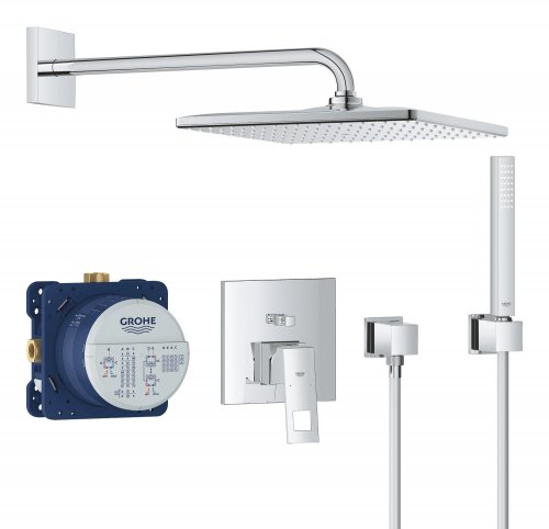 Душова система прихованого монтажу зі змішувачем Grohe Eurocube 25238000 Купити Душова система прихованого монтажу зі змішувачем Grohe Eurocube 25238000 в Києві vannaja.kiev.ua