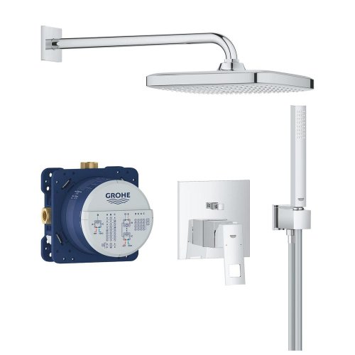 Купить Скрытая душевая система Еврокуб Гроэ 25289000 Grohe Eurocube Tempesta 250 Cube хроне в Киеве vannaja.kiev.ua