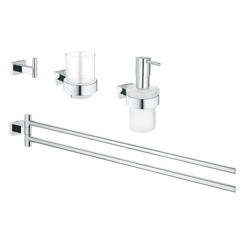 Набор аксессуаров Grohe Essentials Cube 40847001 Купить Набор аксессуаров Grohe Essentials Cube 40847001 в Киеве vannaja.kiev.ua