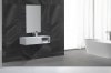 Купить Умывальник дизайнерский ASIGNATURA Monolith 25721804 80*40 см. Цвет Белый матовый со встроенной получкой и щелевой слив сифон в Киеве vannaja.kiev.ua