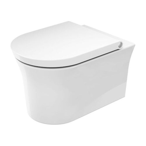 Купить Унитаз подвесной с крышкой Duravit White Tulip, белый (2576092000/0027090000) в Киеве vannaja.kiev.ua