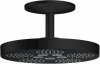 Купить Черный матовый 48494670 Верхний душ Axor One 280 мм 2jet Matt Black с потолочным кронштейном 211 мм в Киеве vannaja.kiev.ua