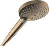 Купить бронзовая душевая лейка 120 мм круглая Hansgrohe 26014140 Raindance Select S Powder Rain 3jet, brushed bronze в Киеве vannaja.kiev.ua