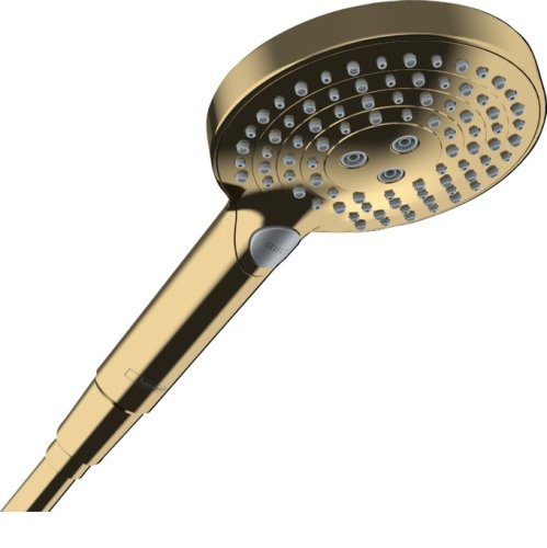 Купить Ручной душ Hansgrohe Raindance Select S PowderRain 120 3jet P, Polished Gold Optic (26014990) в Киеве vannaja.kiev.ua