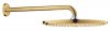 Купити золотий тропічний душ 26066GL0 Grohe Rainshower Cosmopolitan 31 см круглий з настінним кронштейном в Києві vannaja.kiev.ua