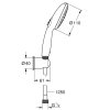 Купити Душовий комплект Grohe 26164003 Tempesta 110, лійка на душ 2 режими, хром  в Києві vannaja.kiev.ua