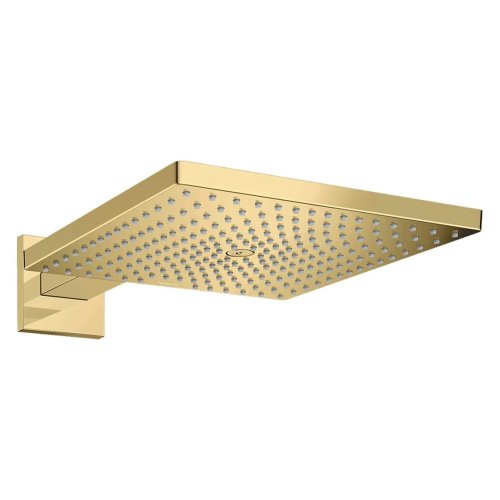 Купить Верхний душ Hansgrohe Raindance Select E 300 1jet Air с держателем 390 мм, EcoSmart 9 л/мин, Polished Gold Optic (26239990) в Киеве vannaja.kiev.ua