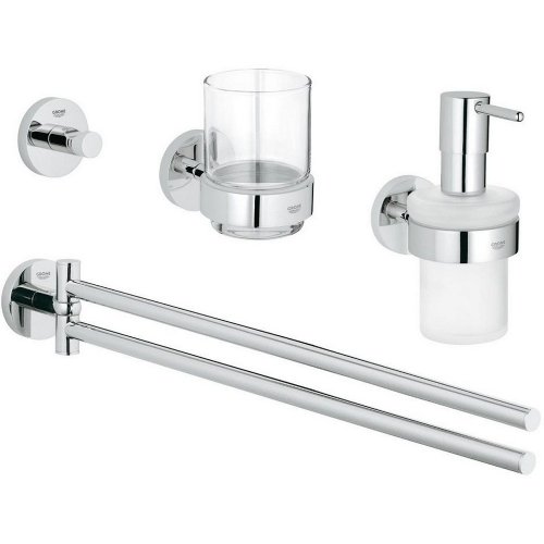 Набор аксессуаров Grohe Essentials 40846001 Купить Набор аксессуаров Grohe Essentials 40846001 в Киеве vannaja.kiev.ua